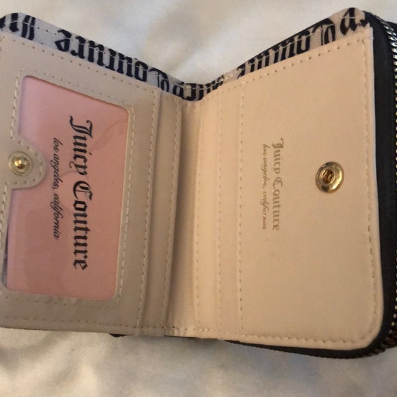 Juicy Couture Taupe Dark Brown Eastside Westside Small ZA Wallet Lock & Key NWT - Picture 11 of 16